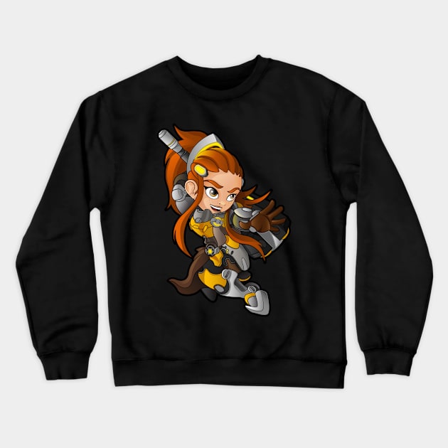 Brigitte Lindholm Crewneck Sweatshirt by Inkisitor